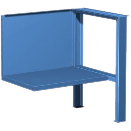 Комплект для 1ТВ: полка/стенка и верстачная опора - синий  01.501L-5015
