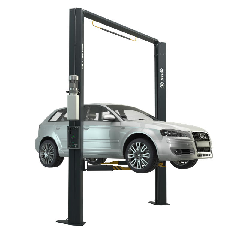 Подъемник двухстоечный г/п 4,3 т электрогидравлический с верх синхр (Серый) SIVIK ПГА-4300-Е