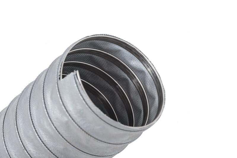 Шланг газоотводный Ø75мм, длина 10м, до +250°С (серый) NORDBERG HF076G10