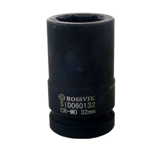 Головка торцевая ударная, глубокая ROSSVIK, 1", 32мм SID060132