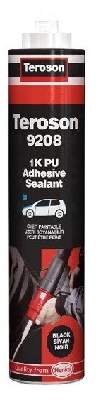Клей-герметик для швов черный, картуш 280 мл, TEROSON PU 9208 BK 1547923