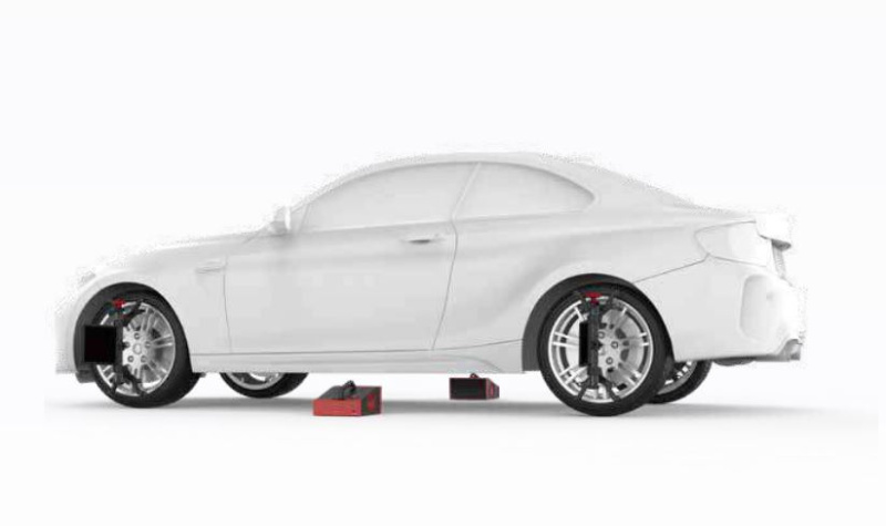 Беспроводной 3D-стенд для точной регулировки углов наклона колес автомобилей Launch SmartSafe WA613F (ямный)